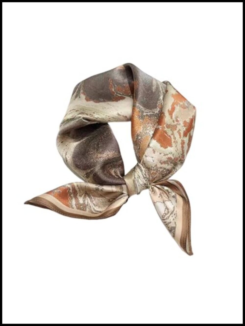 100% Mulberry Silk Square Scarf 21x21 Neckerchief Headscarf Bandana